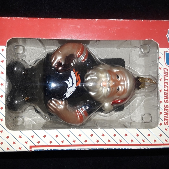 NFL Denver Broncos Christmas Ornament Santa - Picture 6 of 15